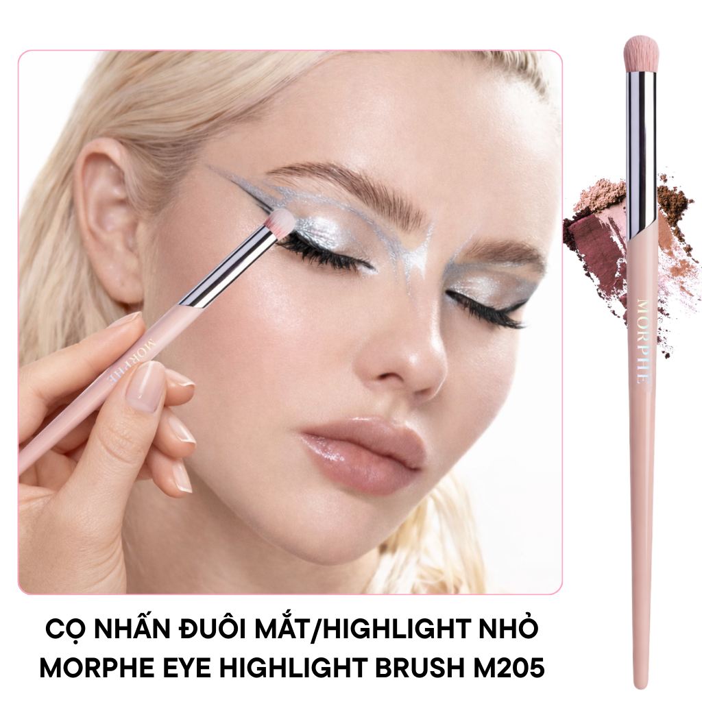 Cọ Nhấn Đuôi Và Hốc Mắt Eye Shadow MORPHE M205